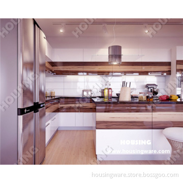 Mixed Color High Gloss Lacquer Finish Kitchen in Top Quality